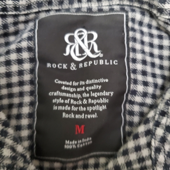 Rock & Rwpublic med boys button down shirt. - Picture 4 of 7